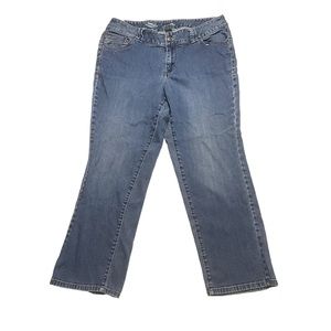 Lane Bryant Simply Straight Casual Denim Jeans Size 18 Petite